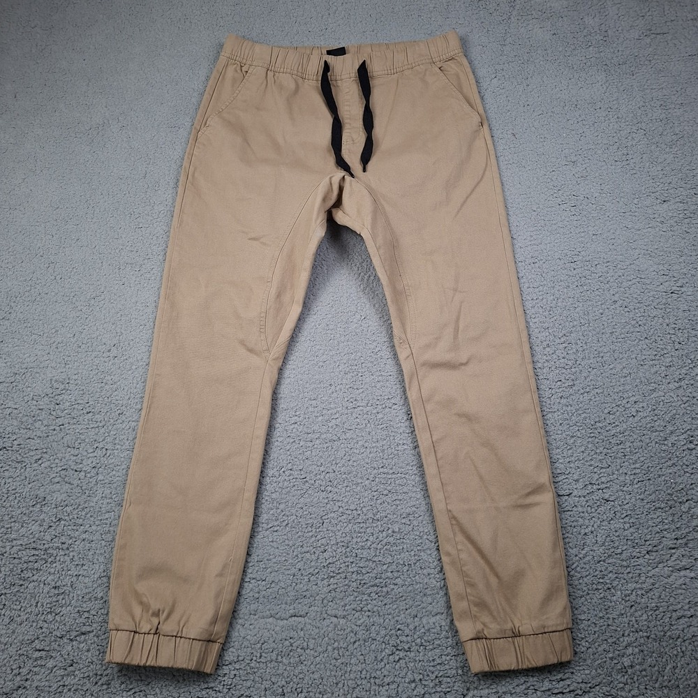 Southpole Flex Mens Jogger Pants Size Large 34 Beige The Movement Tapered